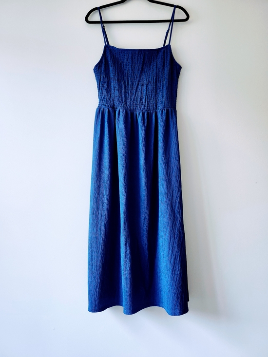 H&M Dresses & Skirts - H&M Cobalt Blue Spaghetti-Strap Midi Dress